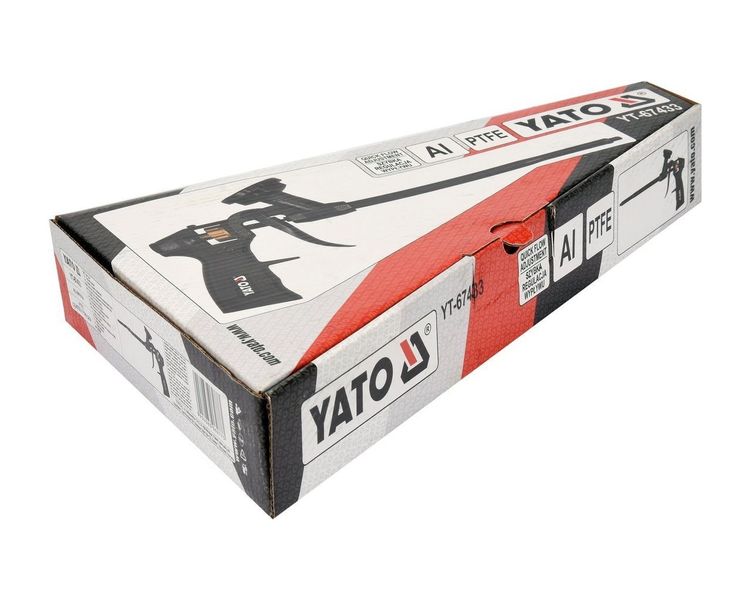 Пістолет для монтажної піни YATO YT-67433 з тефлоновим покриттям фото