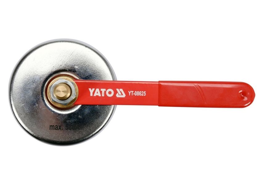 Магнітний зварювальний затиск маси YATO YT-08625, 85 мм, 7 кг, 500 А фото