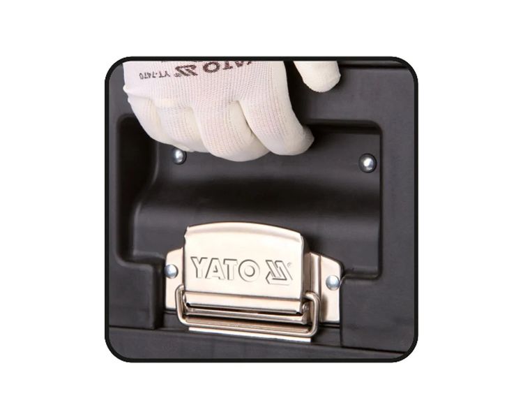 Модульний ящик для інструментів на колесах YATO YT-09101, 3 секції фото