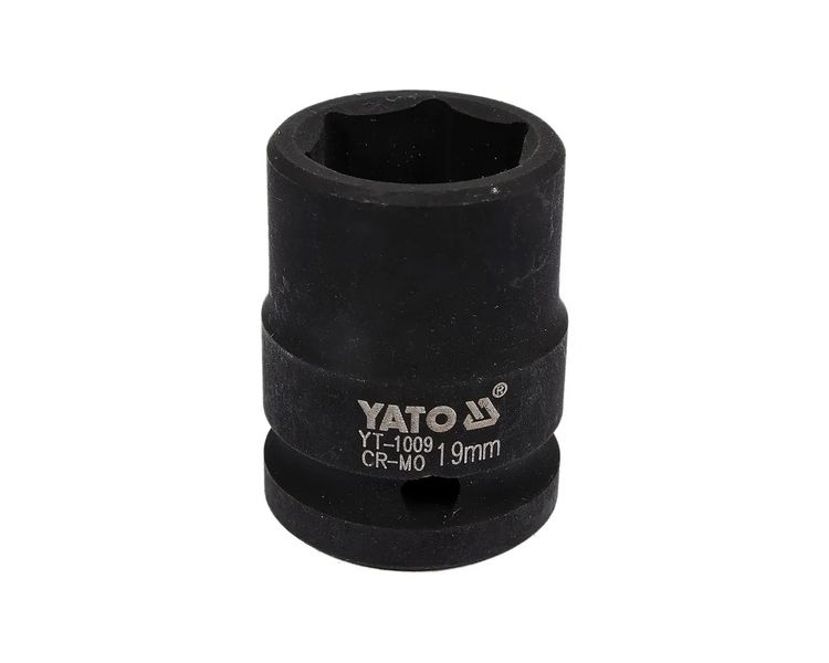 Головка ударна М19 шестигранна YATO YT-1009, 1/2", 39 мм фото