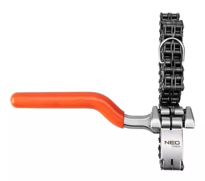 Ключ для зняття масляного фільтра ланцюговий NEO TOOLS 11-382, Ø 60-160 мм фото