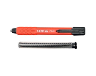 Карандаш автоматический для каменщиков и столяров YATO YT-69281 + 6 стержней HB фото