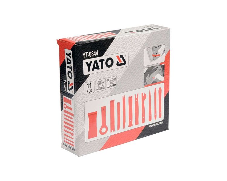 Набір інструментів для розбирання салону автомобіля YATO YT-0844, 11 пр. фото