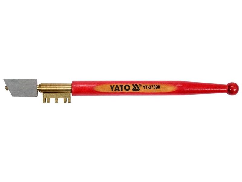 Стеклорез алмазный YATO YT-37390, 175 мм, ручка дерево фото