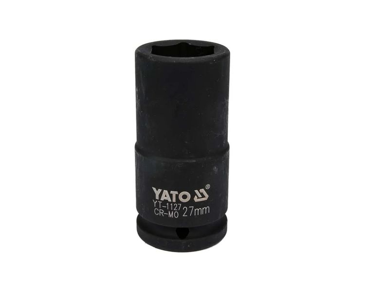 Головка ударна подовжена М27 YATO YT-1127, 3/4", 90 мм, CrMo фото