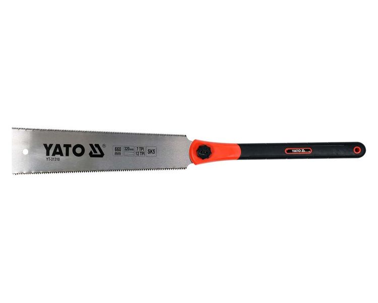 Ножівка японська двостороння YATO YT-31310, лезо 320 мм, 7/12 TPI фото