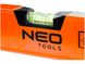 Уровень алюминиевый фрезерованный 400 мм NEO TOOLS 71-081, 2 капсулы фото 2