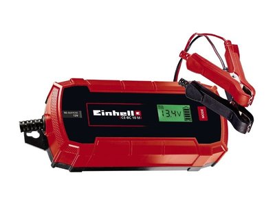 Зарядний пристрій імпульсний EINHELL CE-BC 10M, 12 В, 10 А, до 200 Аг фото
