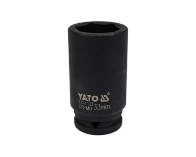 Ударная головка удлиненная М33 YATO YT-1133, 3/4", 90 мм, CrMo фото