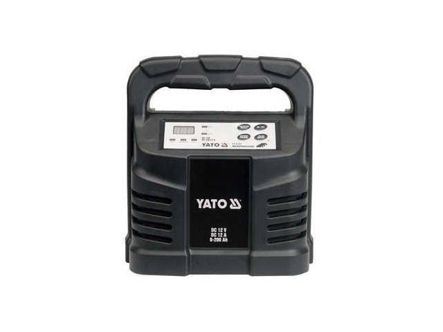 Зарядное устройство импульсное YATO YT-8302 12В, 12А, 6-200Aч фото
