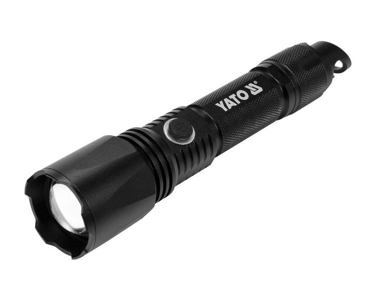 LED ліхтар акумуляторний водонепроникний YATO YT-08559, 3.7В, 2.2Аг, 900 лм фото