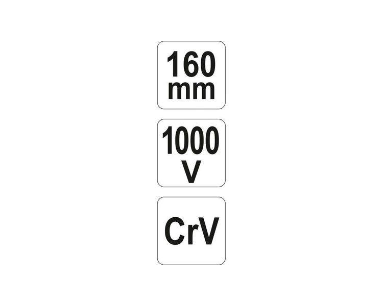 Бокорізи діелектричні YATO YT-21158, 160 мм, VDE 1000В фото