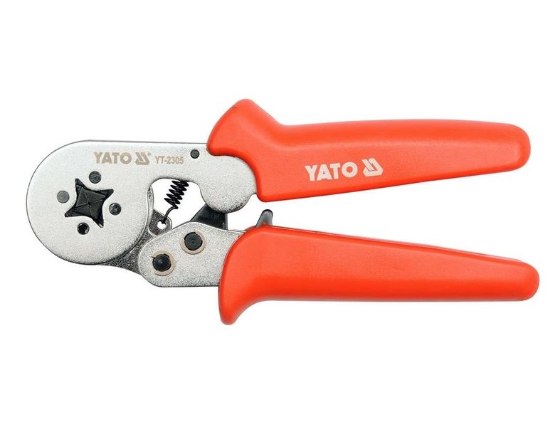 Клещи для обжимки гильзовых наконечников YATO YT-2305, 0.2-6.0 мм2, 175 мм фото