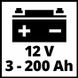 Зарядний пристрій імпульсний EINHELL CE-BC 10M, 12 В, 10 А, до 200 Аг фото 10