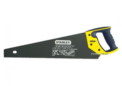 Ножовка по дереву STANLEY Jet-Cut 2 X Laminator, 450 мм, 11 TPI фото
