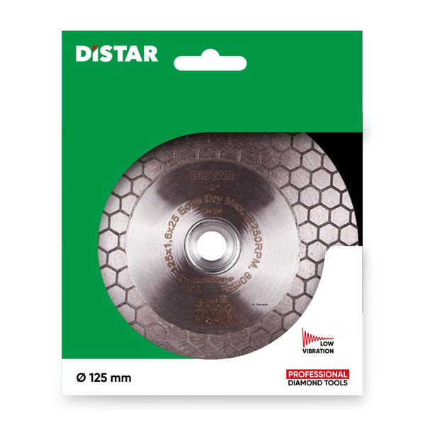 Distar Edge Dry з фланцем М14 1A1R (11115537010) - диск алмазний 125 мм для заусовки плитки фото