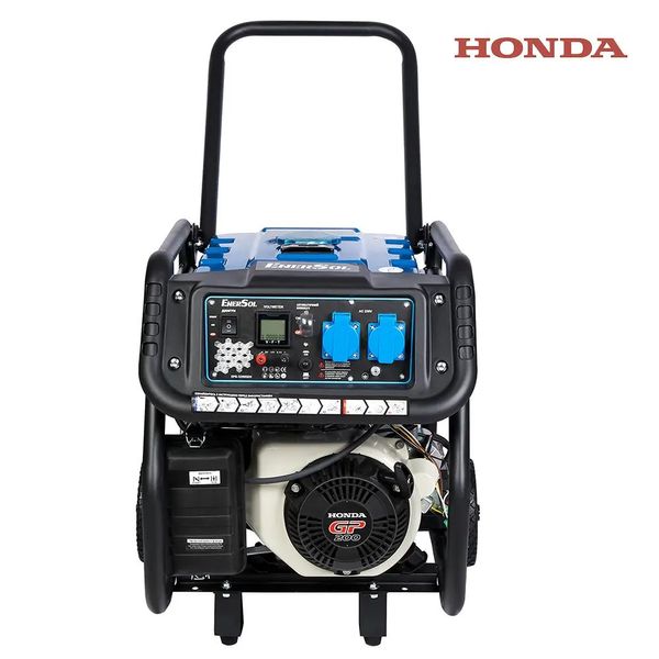 EnerSol EPG-3200SEH бензиновый генератор 3.2 кВт с двигателем Honda, на колесах фото