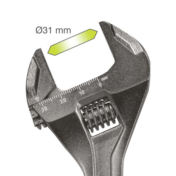 Ключ разводной 200 мм Ryobi RHAW200, до 31 мм, закаленная сталь CrV фото