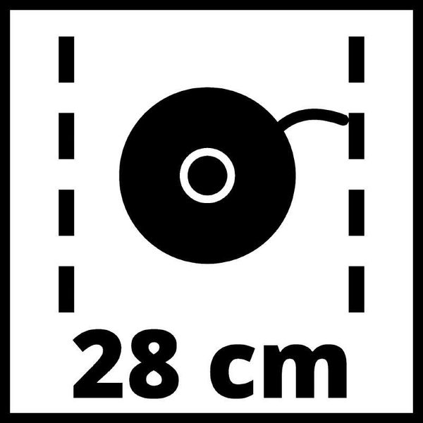 Триммер аккумуляторный для газона Einhell GE-CT 18/28 Li - Solo (3411242), 18В, обработка 28 см (корпус) фото