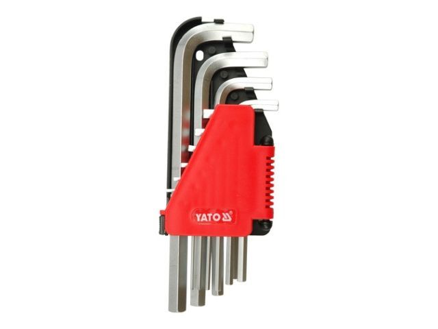 Набір шестигранних Г-подібних ключів YATO YT-0508, HEX 2.0-12 мм, 10 шт фото