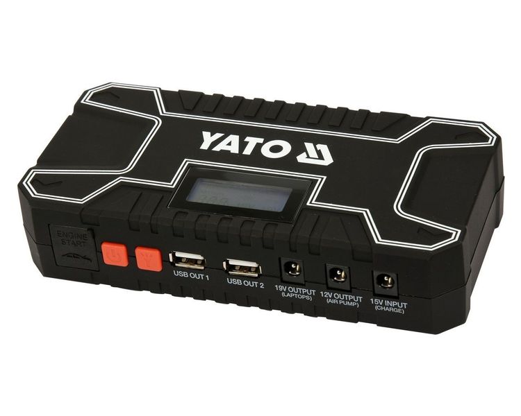 Пуско-зарядна батарея YATO YT-83082, 12 Аг, 300/500 А фото