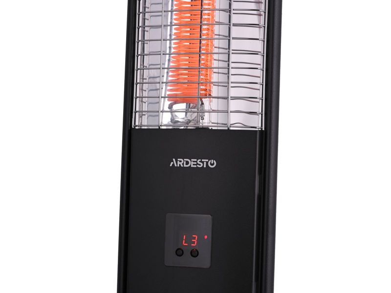 Обігрівач інфрачервоний вертикальний ARDESTO IHS-2000T, 2000 Вт, до 20 м2, карбонова спіраль фото