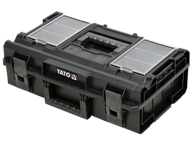 Система з трьох інструментальних ящиків на колесах YATO YT-09161, 585x425x810 мм фото