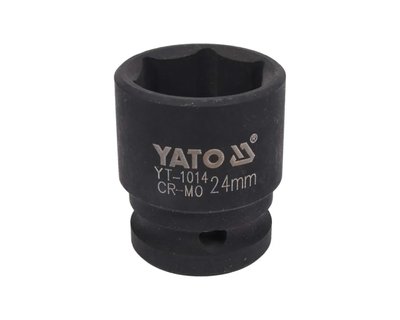 Головка ударна М24 шестигранна YATO YT-1014, 1/2", 43 мм фото