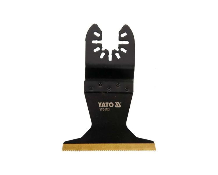 Пильное полотно титановое для реноватора YATO YT-34713, ширина лезвия 65 мм, 90/40 мм, BIM-Tin фото