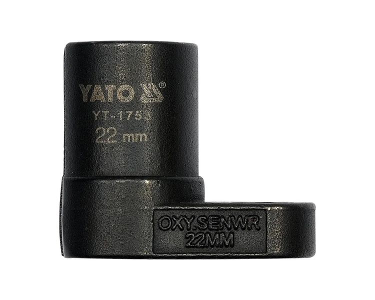 Ключ для лямбда-зонда 22 мм YATO YT-1753, CrMo SCM-440 фото