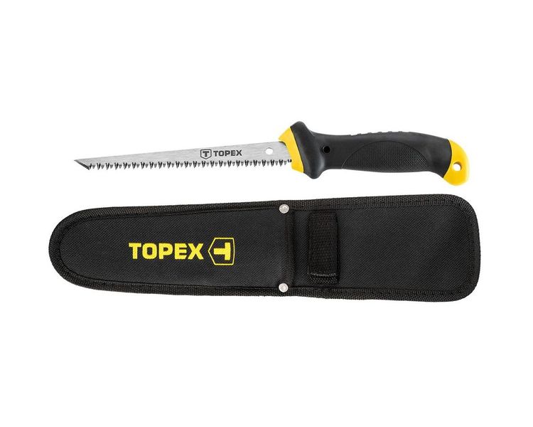 Ножовка по гипсокартону в чехле TOPEX 10A717P, 150 мм, 8TPI фото