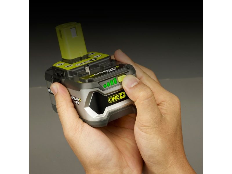 Комплект акумулятор + зарядний пристрій Ryobi One+ 2х4.0 Аг, 18В фото