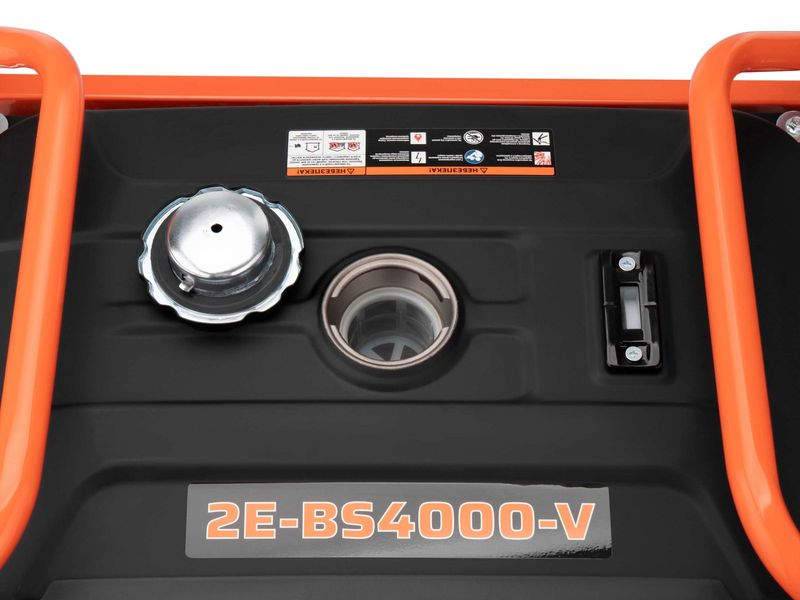 Генератор бензиновий однофазний 3.3 кВт 2E BS4000-V, 230В, бак 15 л, АВР фото