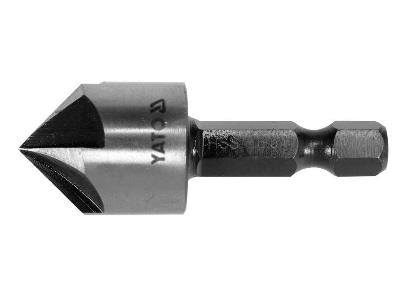 Зенковка по металлу 90º YATO YT-44721, 16.5х45 мм, HEX 1/4″ фото