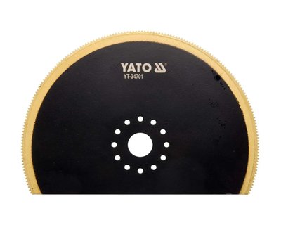 Полотно титановое полукруглое для реноватора YATO YT-34701, Ø 100 мм, BIM-Tin фото