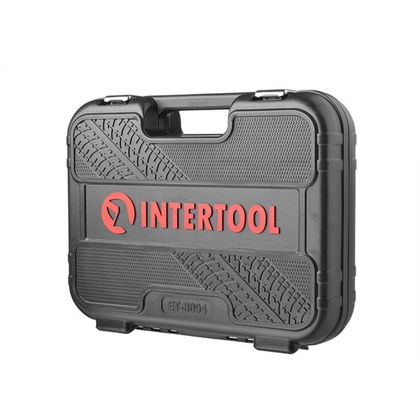 Набір інструментів INTERTOOL ET-8094, 1/2"-1/4", М4-32 мм, 94 од фото