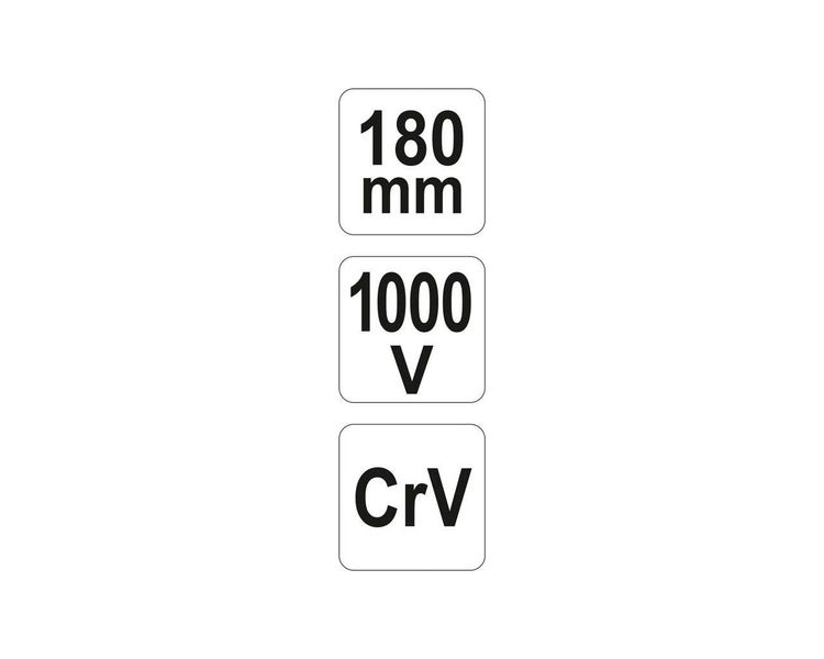 Бокорізи діелектричні YATO YT-21159, 180 мм, VDE 1000В фото