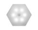 LED лампа-ночник с датчиком дивжения 9х9х28 см VOREL, 50 Лм, 3 AAA фото 3