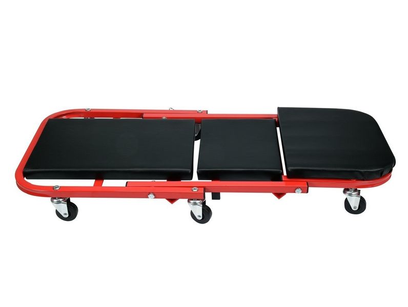 Лежак-сиденье на колесах YATO YT-08802, 91 см, до 150 кг фото