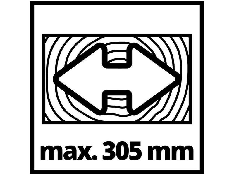 Торцовочная пила с протяжкой EINHELL TC-SM 254, 1900 Вт, 254 мм, до 85 мм, 5000 об/мин, лазер фото