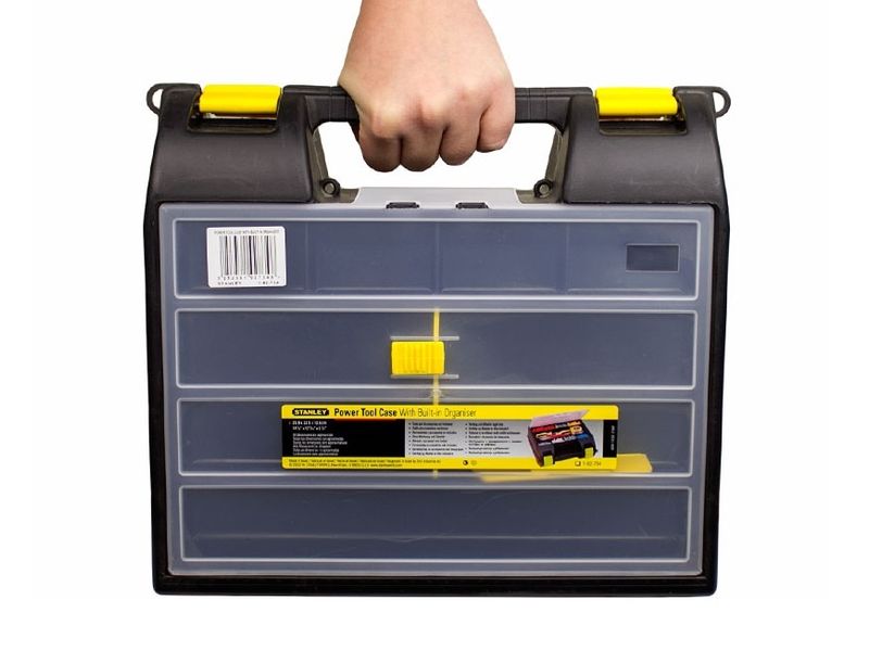 Ящик для електроінструменту STANLEY з органайзером в кришці, 72x33x42 см фото