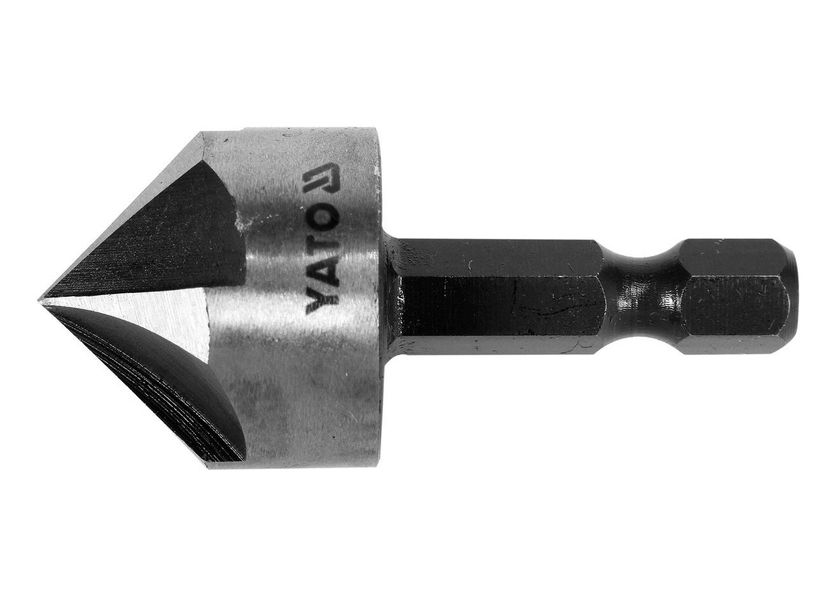 Зенковка по металлу 90º YATO YT-44726, 20.5х45 мм, HEX 1/4″ фото