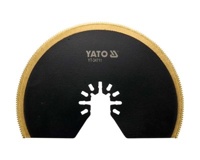 Полотно титановое полукруглое для реноватора YATO YT-34711, Ø 100 мм, BIM-Tin фото