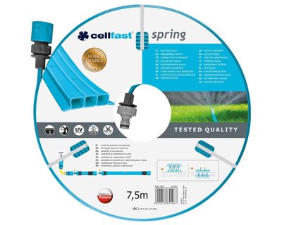 Шланг перфорированный для полива Cellfast SPRING 19-021, три канала, 7.5 м фото