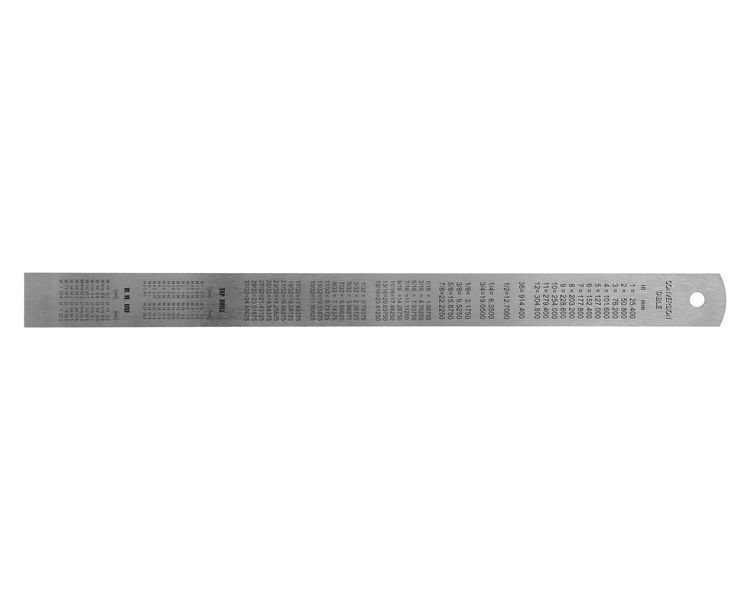 Лінійка з нержавіючої сталі 30 см YATO YT-70721 фото