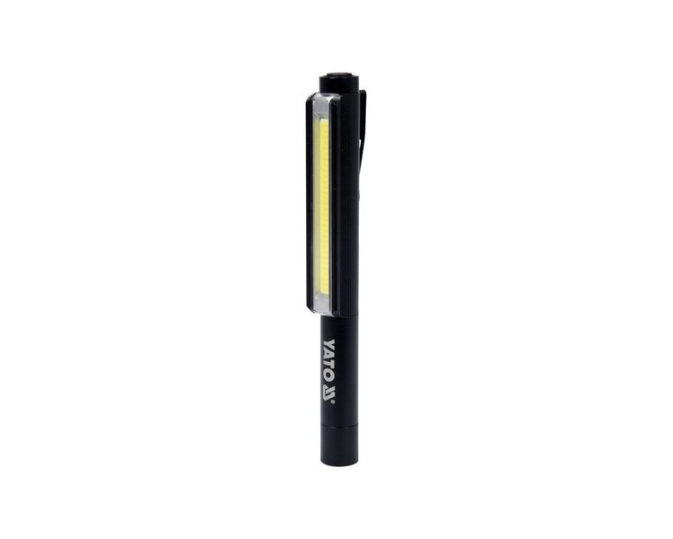 LED фонарик алюминиевый в форме ручки YATO YT-08511 на батарейках, 200 Лм фото
