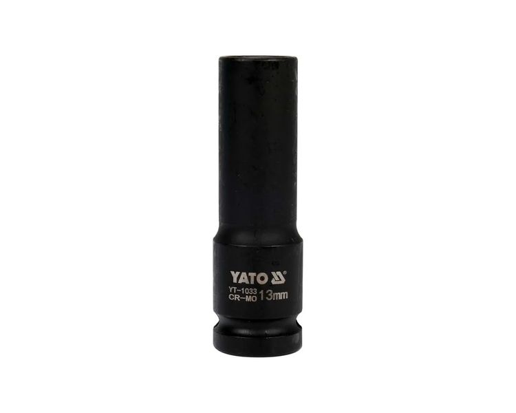 Ударная головка удлиненная М13 YATO YT-1033, 1/2", 78 мм, CrMo фото