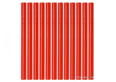 Стрижні клейові червоні YATO, 7.2х100 мм, 12 шт. фото