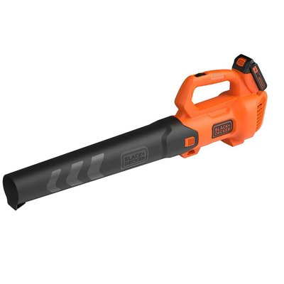 Black+Decker BCBL200L повітродув садовий акумуляторний, 18В, 2 Аг, 144 км/год, 9.6 м3/хв фото