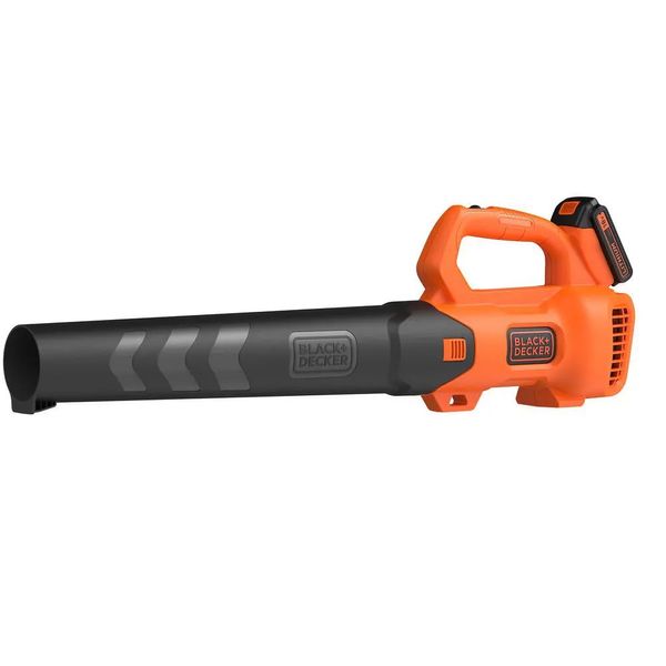 Black+Decker BCBL200L повітродув садовий акумуляторний, 18В, 2 Аг, 144 км/год, 9.6 м3/хв фото